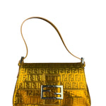 Fendi Metallic FF Mini Mamma Baguette
