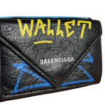 Balenciaga Grafitti Trifold Wallet
