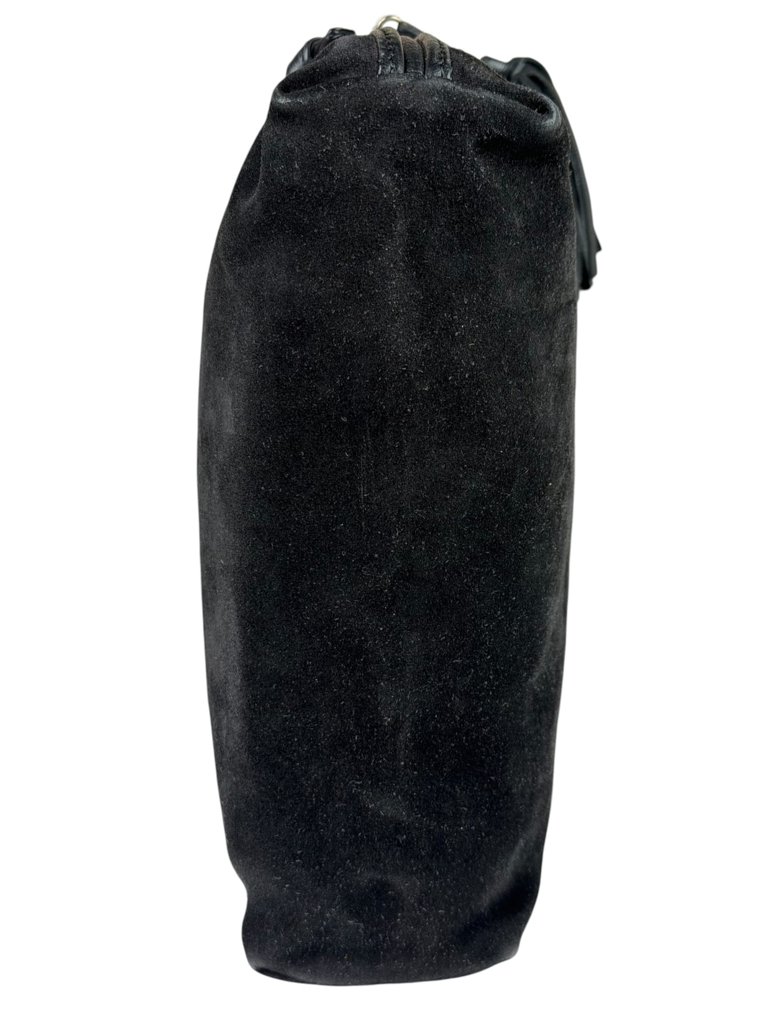 Bottega Veneta Black Suede/Leather Trim Crossbody Bag