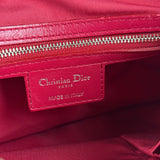 Christian Dior Red Granville Cannage 2Way Handbag