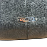 Coach Black Leather Hobo Shoulder Bag