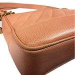 Chanel Pink Caviar Quilted Leather Petit Timeless Tote Early 2000's