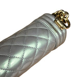 Chanel Medium Quilted Iridescent Boy Bag