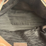 Prada Bicolor Cervo Ombre Leather Top Handle Bag