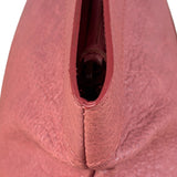 Balenciaga Rose Burbon Leather Large Premier Clutch Bag