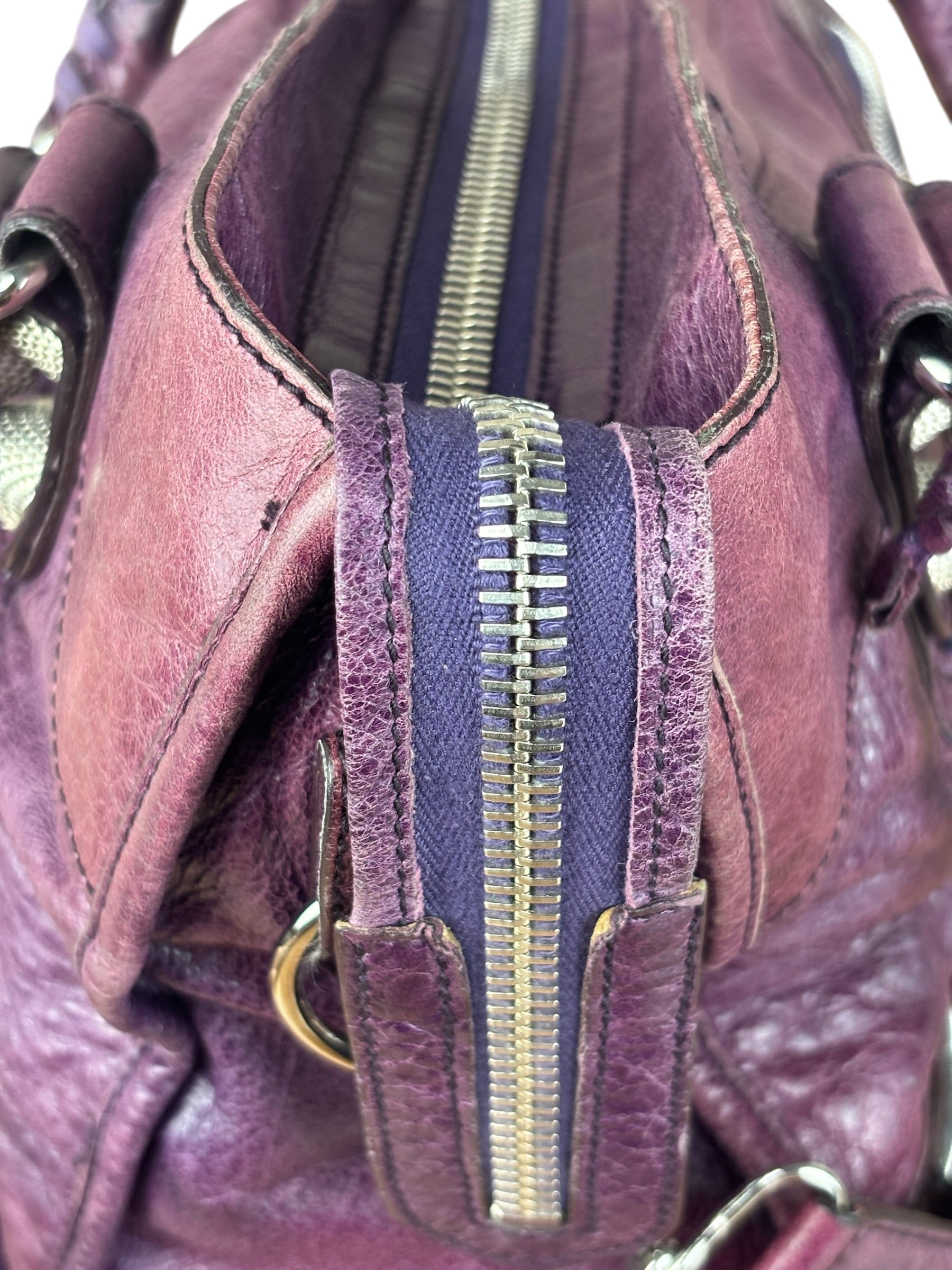 Balenciaga Purple City Bag