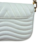 Louis Vuitton White Leather New Wave Multi Crossbody Pochette