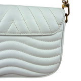 Louis Vuitton White Leather New Wave Multi Crossbody Pochette