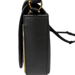 Burberry Black Leather Trim House Hampshire Crossbody