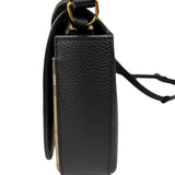 Burberry Black Leather Trim House Hampshire Crossbody