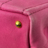 Prada Pink M Canapa Canvas Tote