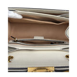 Gucci Leather Queen Margaret Small GG Top Handle Two-Way Bag