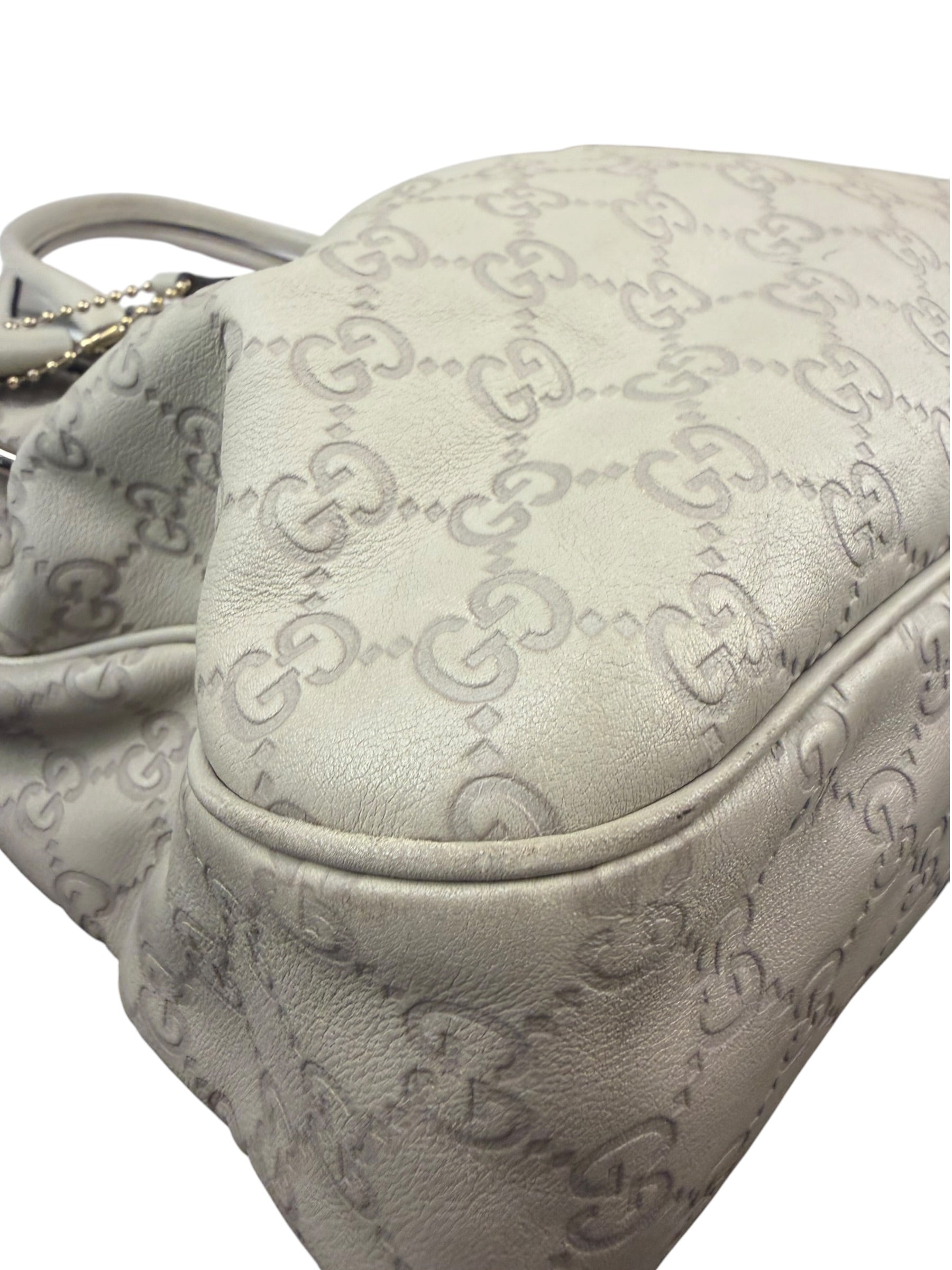 Gucci Beige Guccissima Medium Sukey Shoulder Tote