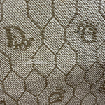 Christian Dior Vintage Beige Honeycomb Boston Bag