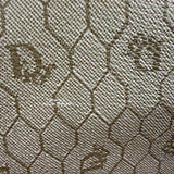 Christian Dior Vintage Beige Honeycomb Boston Bag