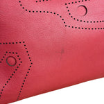 Balenciaga Red Leather Blackout City Two-Way Bag