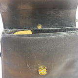 Gucci Black Leather Flap Bag