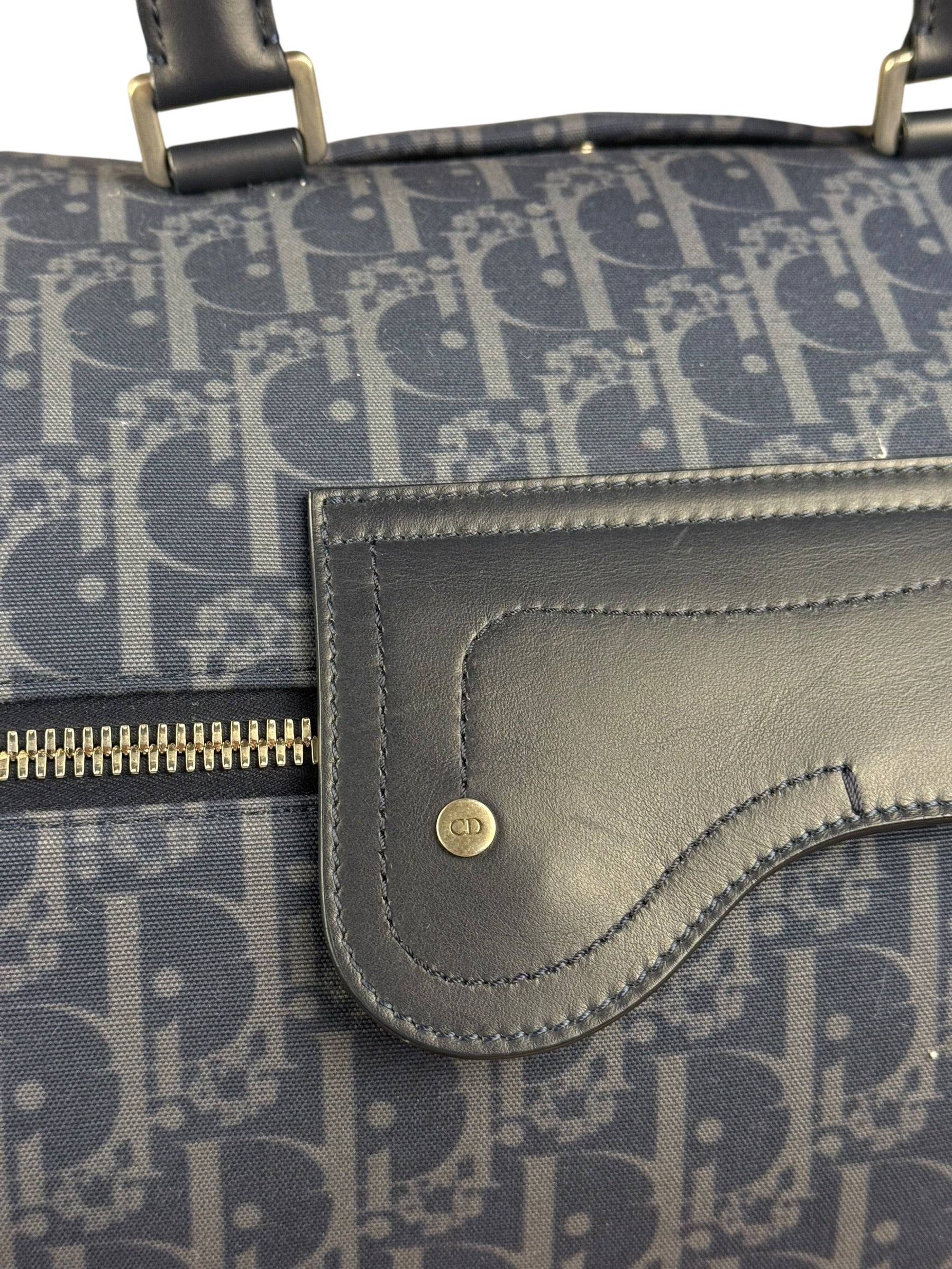 Christian Dior Tears Lingot 50 Oblique Duffel Bag