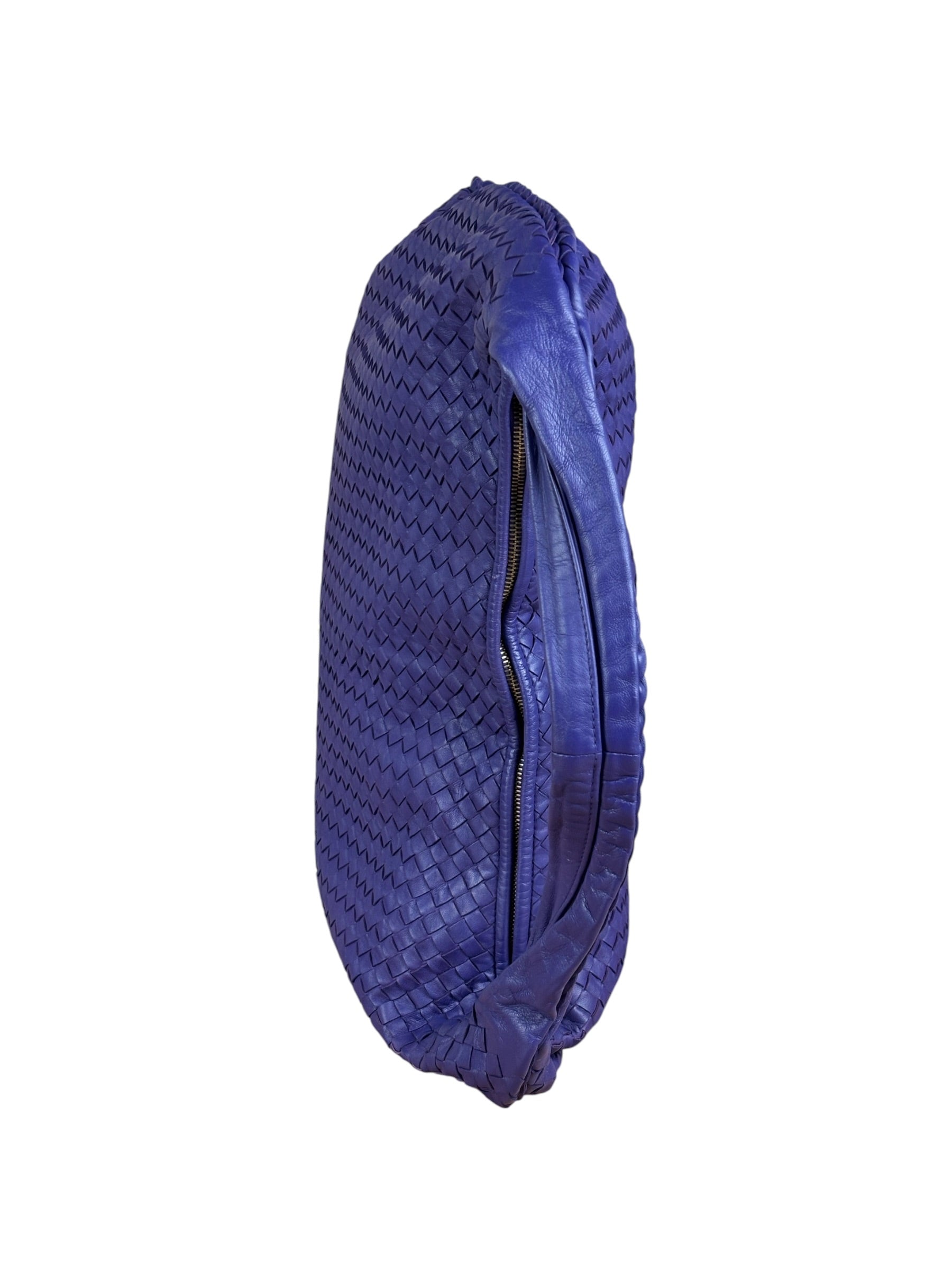 Bottega Veneta Purple Intrecciato Hobo Bag
