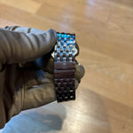Michelle Deco Diamond Stainless Steel Watch