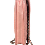 Chanel Pink Patent Quilted Wallet on Chain Bag 2012