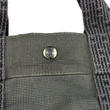 Hermes Herline Canvas Tote Grey