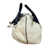 Fendi Off-White Grained Leather Spy Shoulder Bag