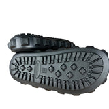 Balmain Ari Black Rubber Sandals