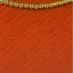 Chanel Vintage Red Quilted Tweed Shoulder Bag 1994