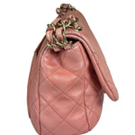 Chanel Pink Quilted Lambskin Precious Jewel Flap Bag 2010