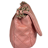 Chanel Pink Quilted Lambskin Precious Jewel Flap Bag 2010
