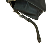 Prada Black Saffiano Bellhop Leather Travel Pouch
