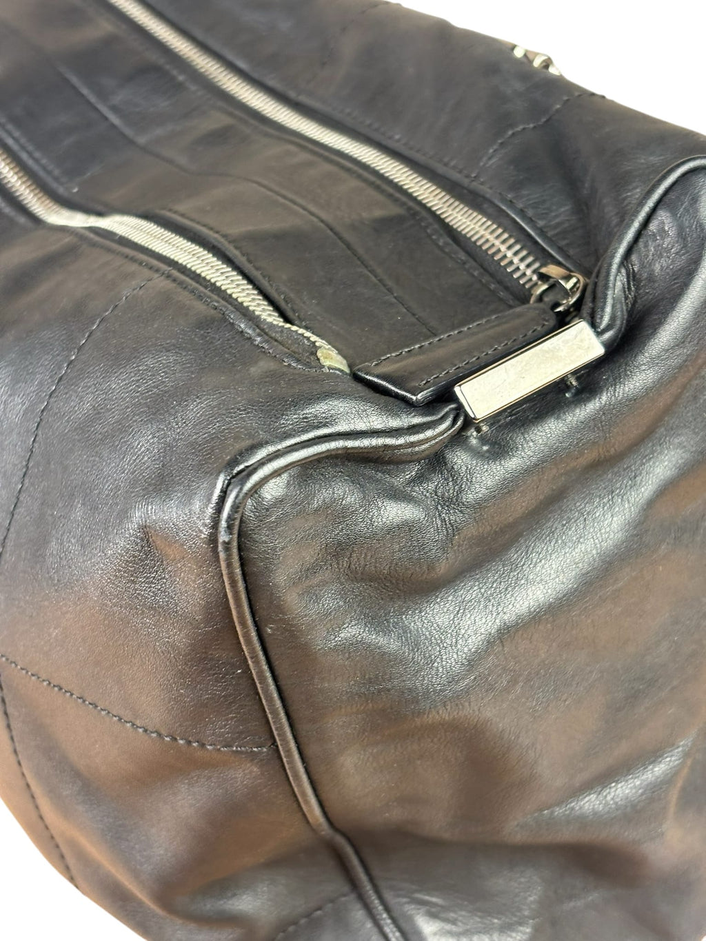 Chanel Black Lambskin Boston Chocolate Bar Bag