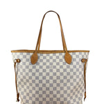 Louis Vuitton Neverfull MM Damier Azure Rose Interior w/ Pouch