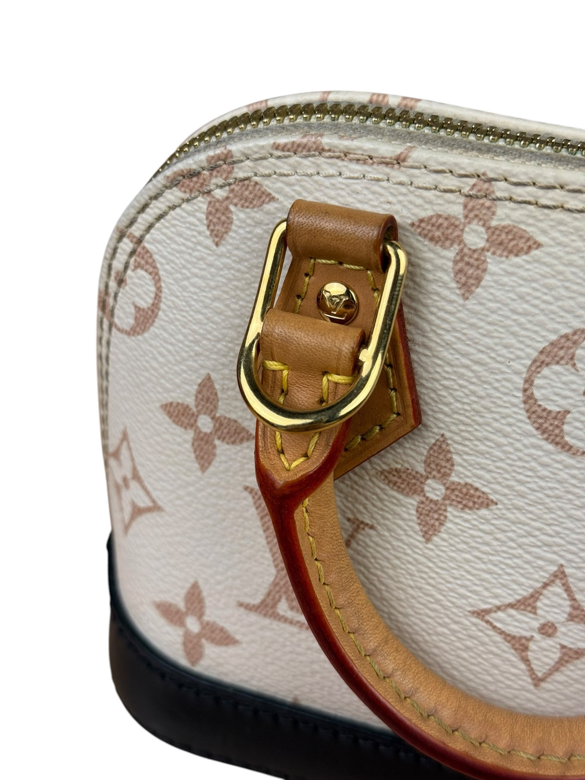 Louis Vuitton Off-White/Black Monogram Dune Nano Alma Two-Way Bag