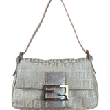 Fendi Vintage Metallic Jacquard Mini Baguette