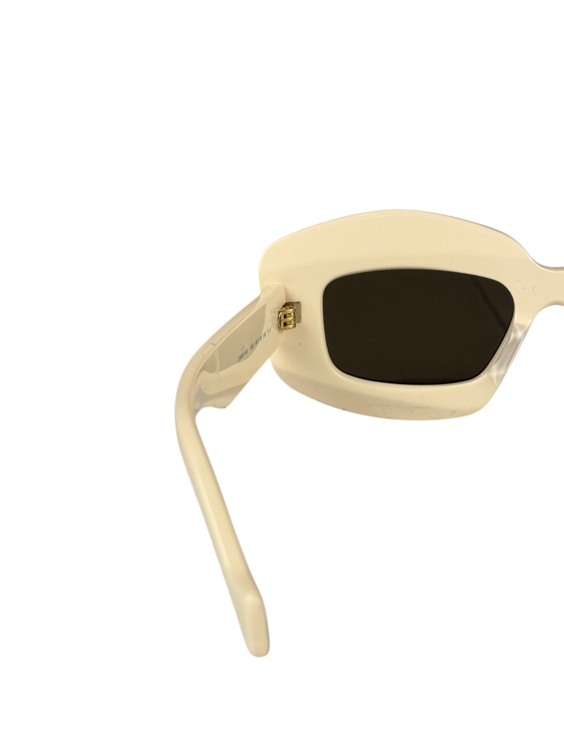 Loewe Ivory Rectangle Frame Sunglasses