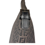 Fendi Vintage Black Zucchino Mini Oyster Pochette