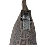 Fendi Vintage Black Zucchino Mini Oyster Pochette