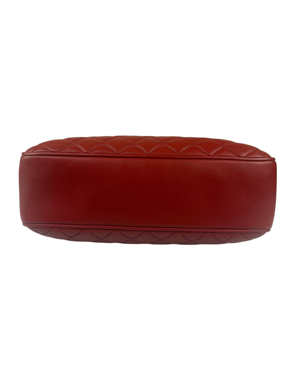 Chanel Red Quilted Leather Camera Bag 2012