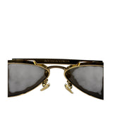 Bottega Veneta BV1305S Shiny Gold Pilot Sunglasses
