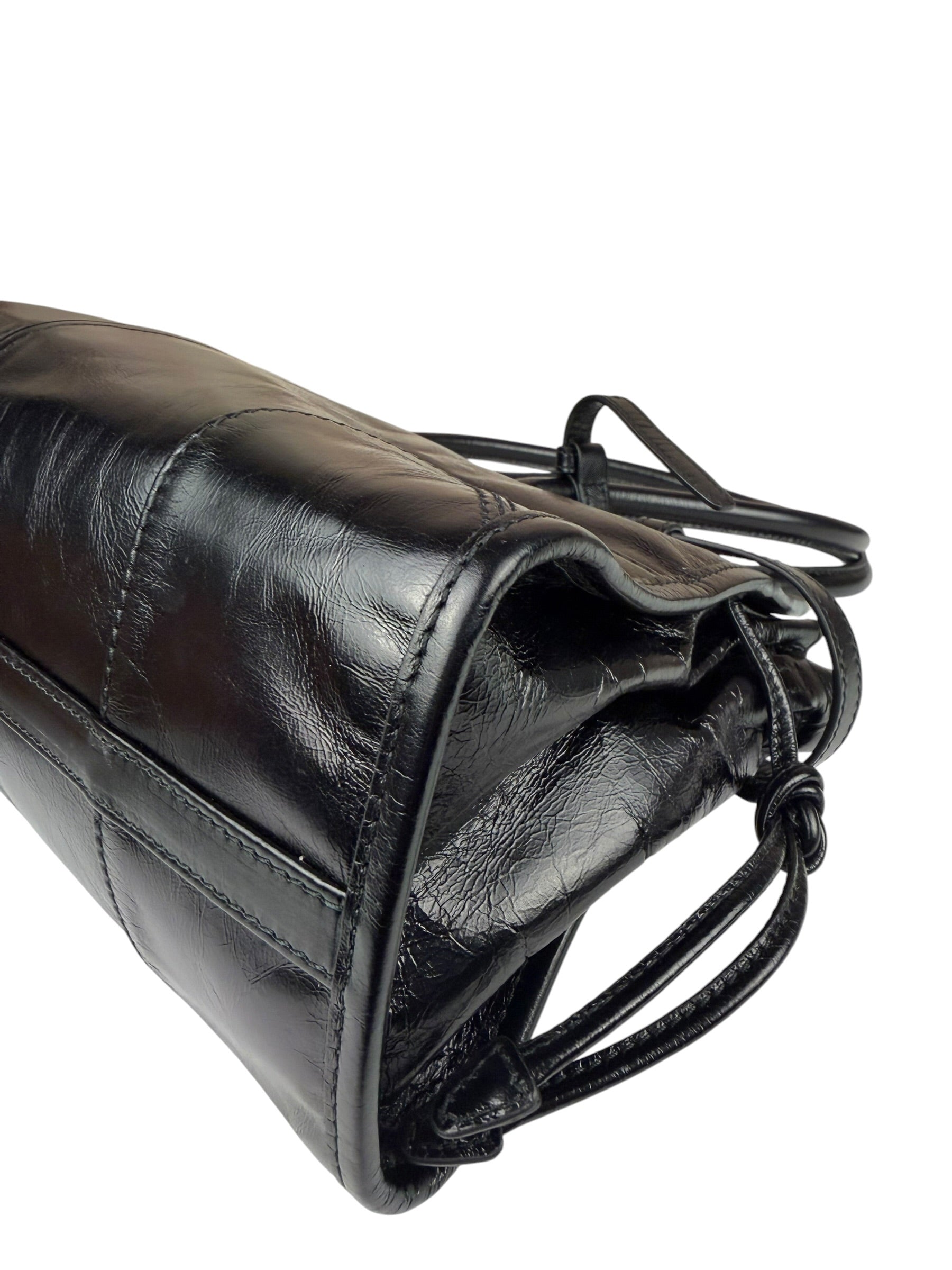Prada Black Bonnie Calfskin Shoulder Bag