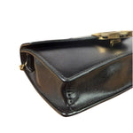 Fendi Black Leather Envelope Wallet On Chain