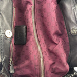 Loewe Black Patent Leather Anagram Glitter Nappa Aire Handbag