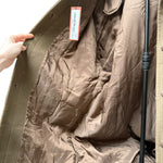 Miss Chloé Brown Wool Trench Coat