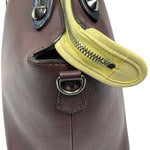 Fendi Burgundy By The Way 2 Way Boston Bag