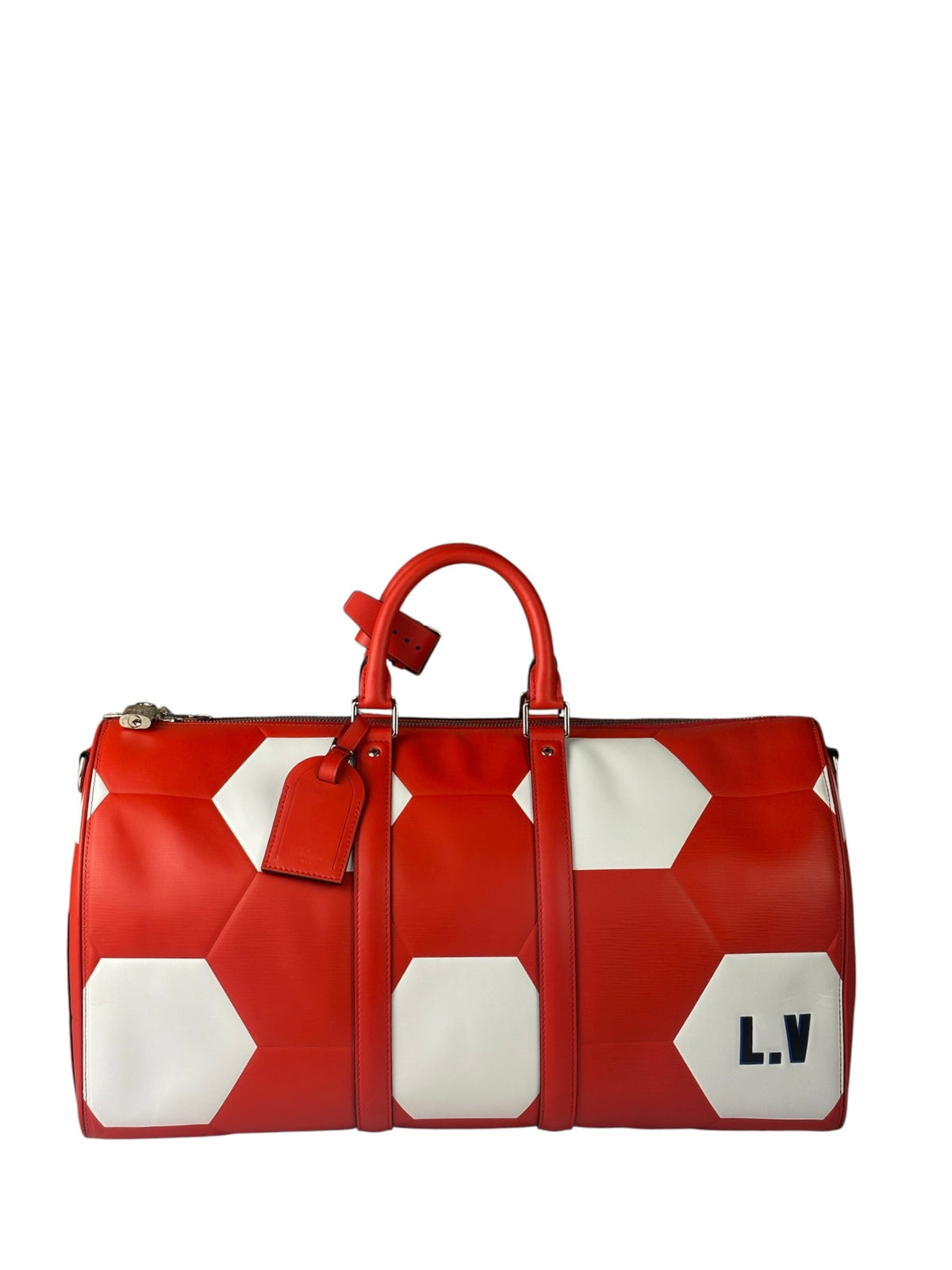 Louis Vuitton x FIFA World Cup Red Keepall Bandouliere 50