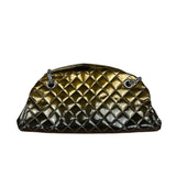 Chanel Metallic Gold Patent Leather Just Medemoiselle Bowling Bag 2011