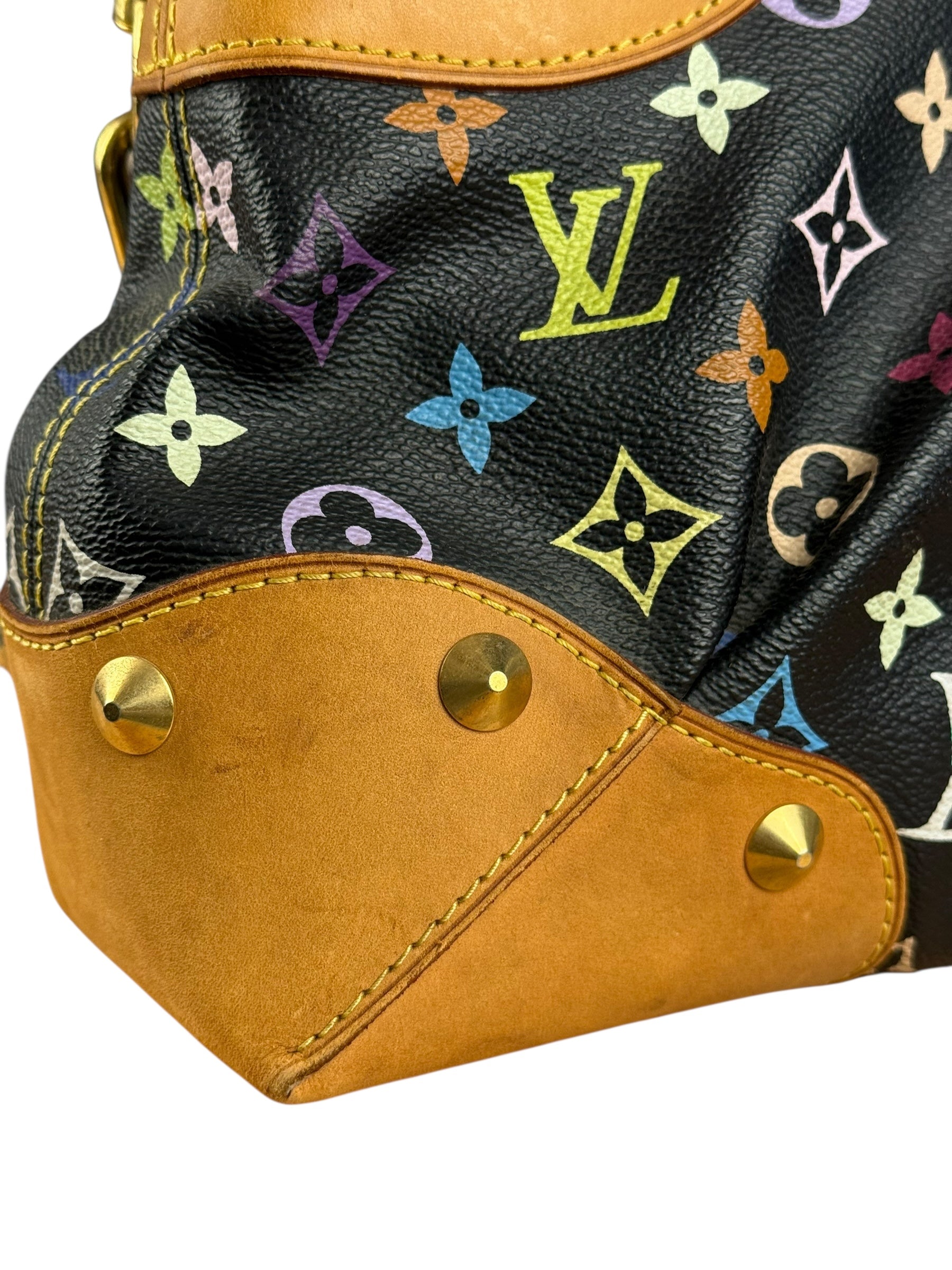 Louis Vuitton Black Murakami Judy MM Handbag