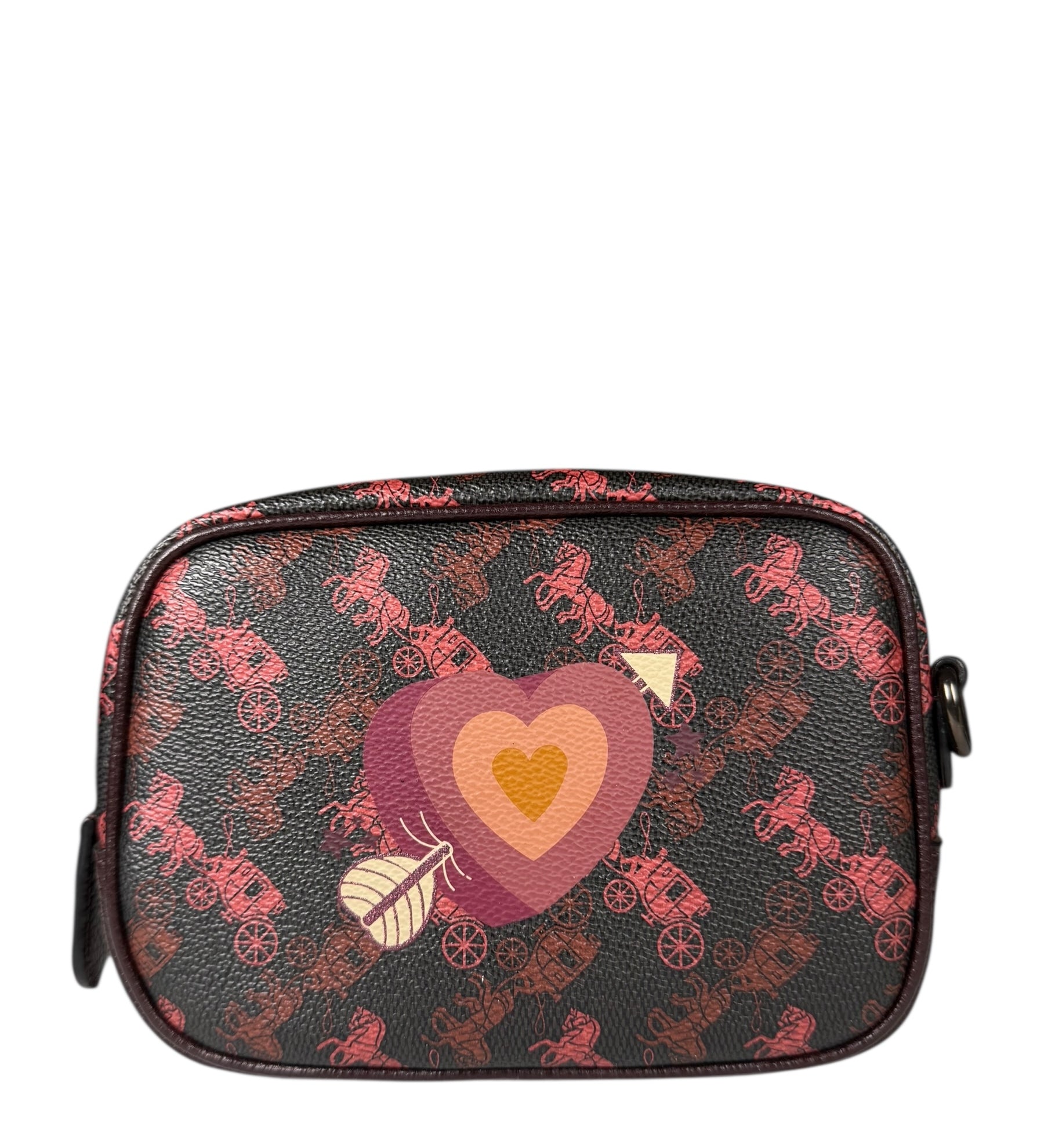 Coach Heartbeat Horse Camer Shoulder Bag